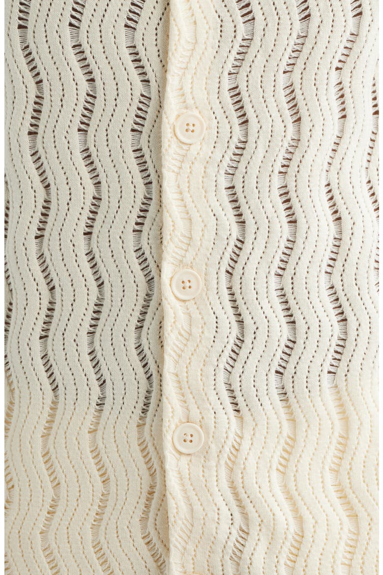 Oceanside Knit Button-Up Shirt, Alternate, color, BEIGE