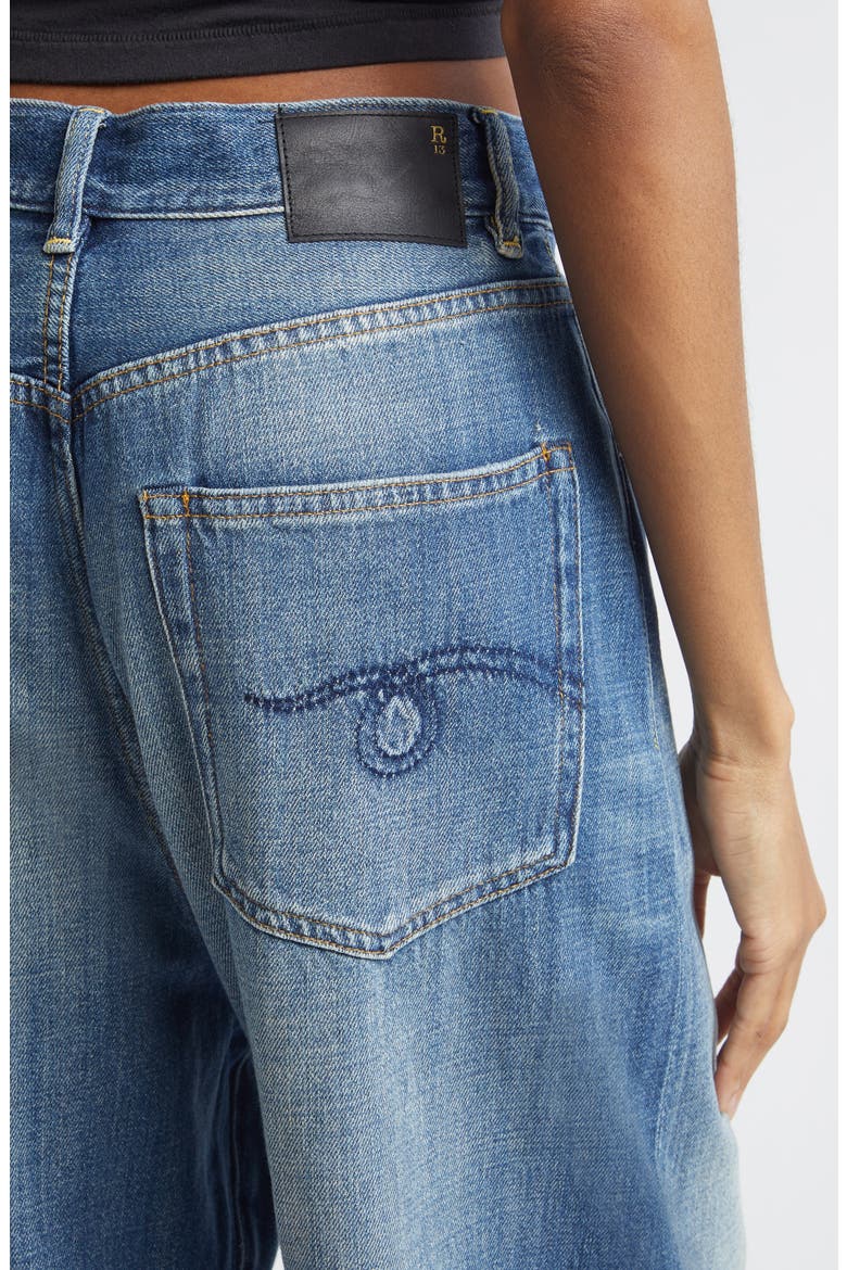 Venti Baggy Wide Leg Jeans, Alternate, color, RAINE BLUE