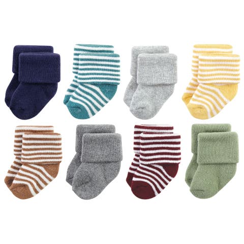 Cushioned Terry 8-Pair Sock Set