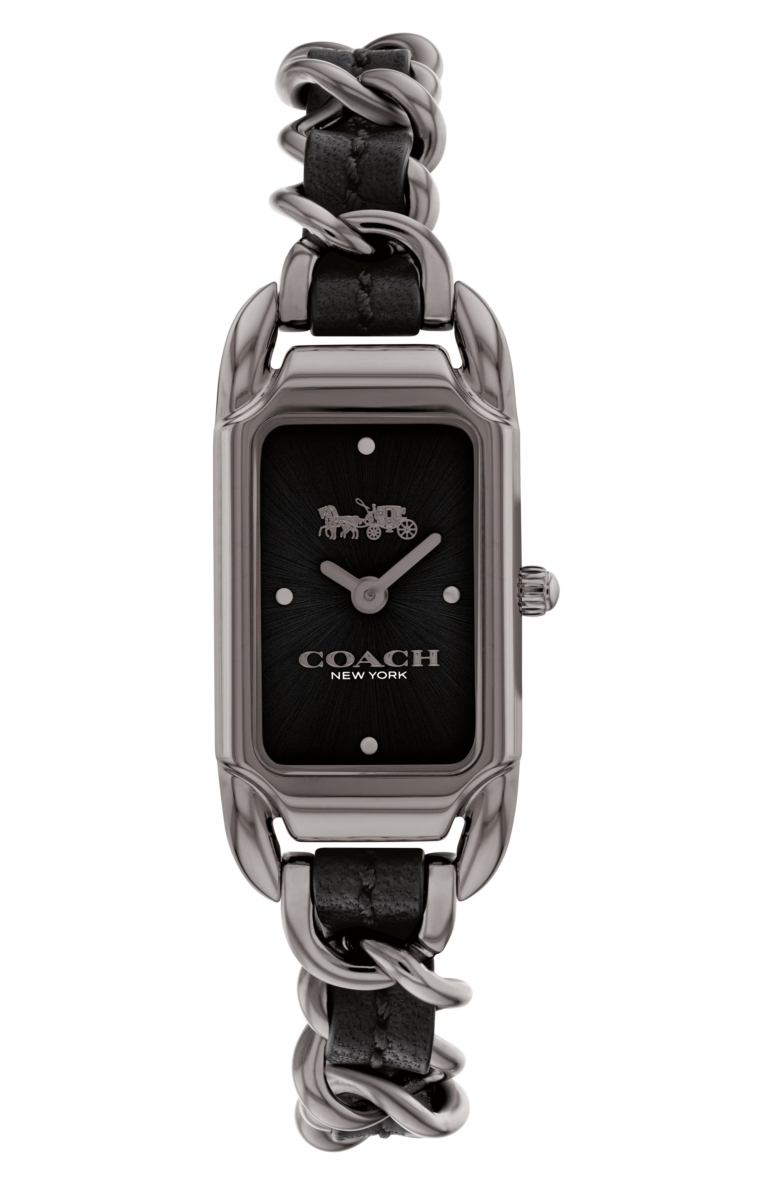 COACH Cadie Rectangular Bracelet Watch