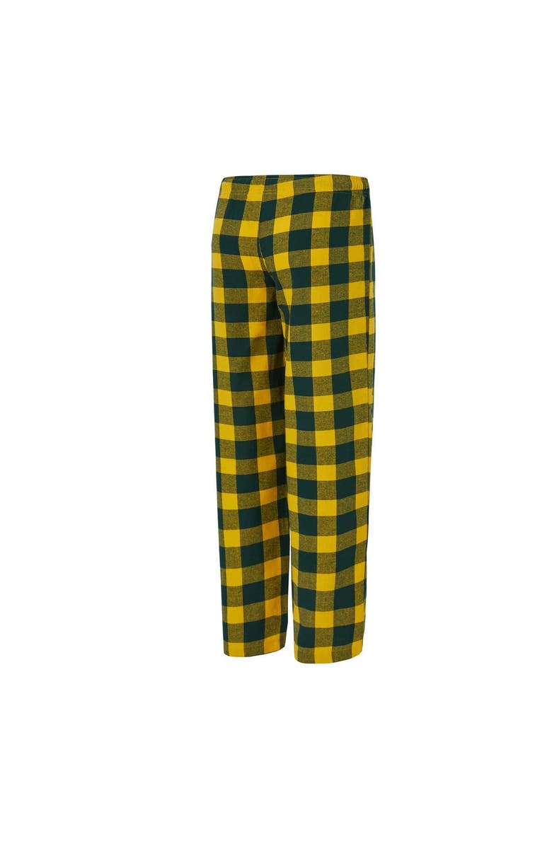 CONCEPTS SPORT Women's Concepts Sport Green/Gold Green Bay Packers Avondale T-Shirt & Pants Flannel PJ Set, Alternate, color, Green