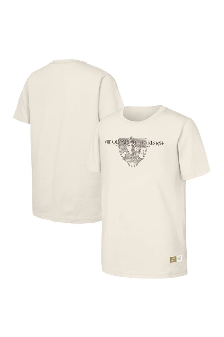 Men's  Natural 1924 Paris Games Olympic Heritage T-Shirt, Main, color, Natural