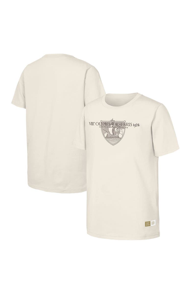 Outerstuff Men's  Natural 1924 Paris Games Olympic Heritage T-Shirt, Main, color, Natural