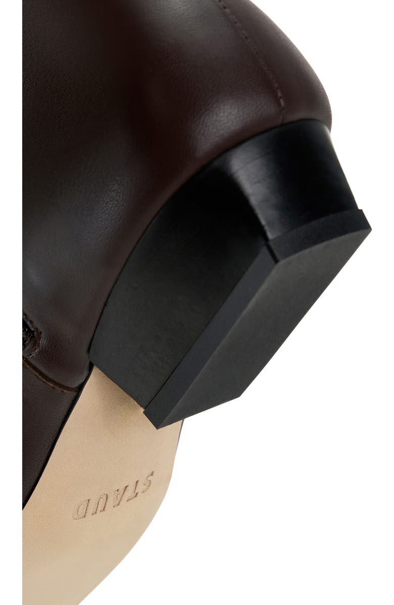 STAUD Wally Flat Ankle Boot, Alternate, color, Espresso