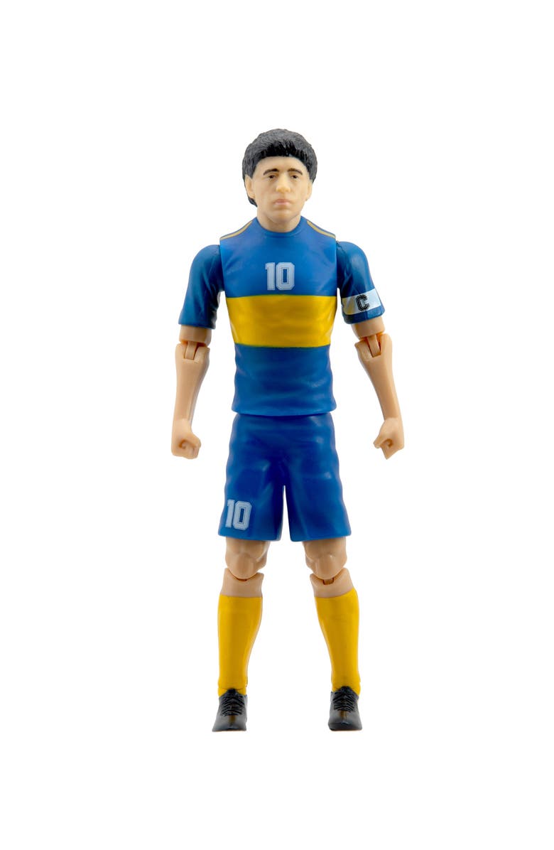 Banbo Toys Sockers Boca JR Diego Maradona 8" Soccer Action Figure, Main, color, Blue