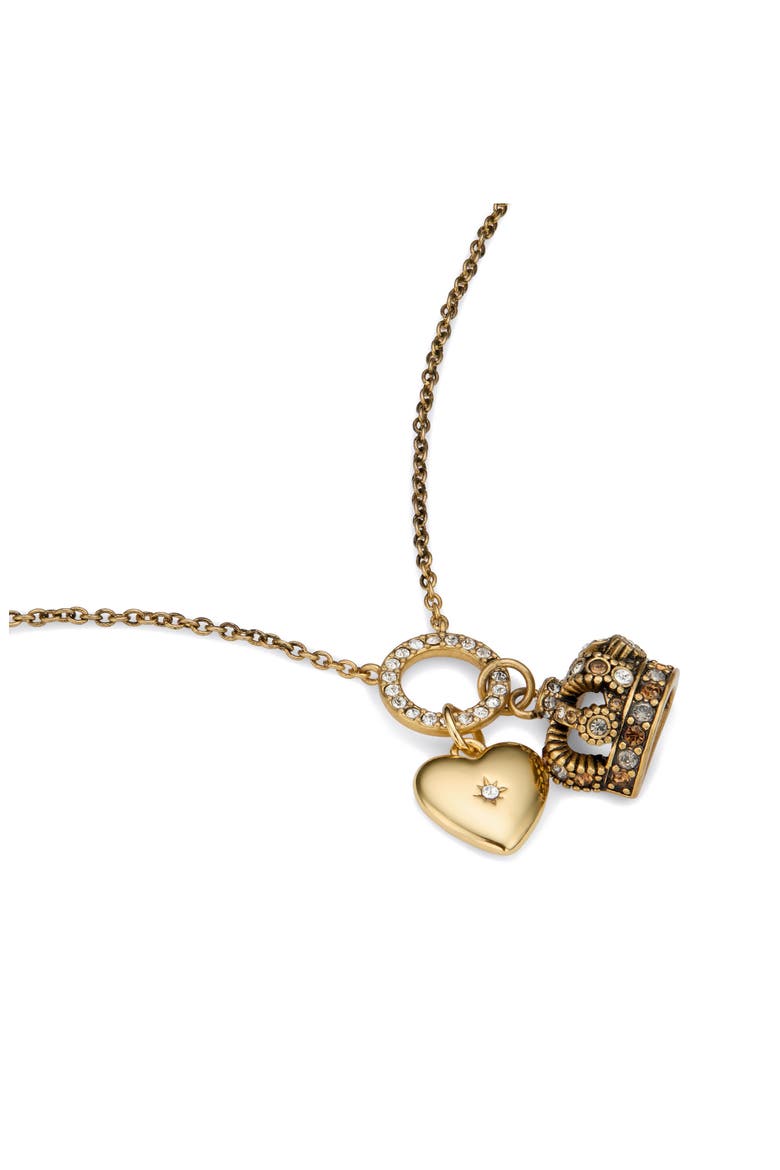Charm Pendant Necklace, Alternate, color, GOLD