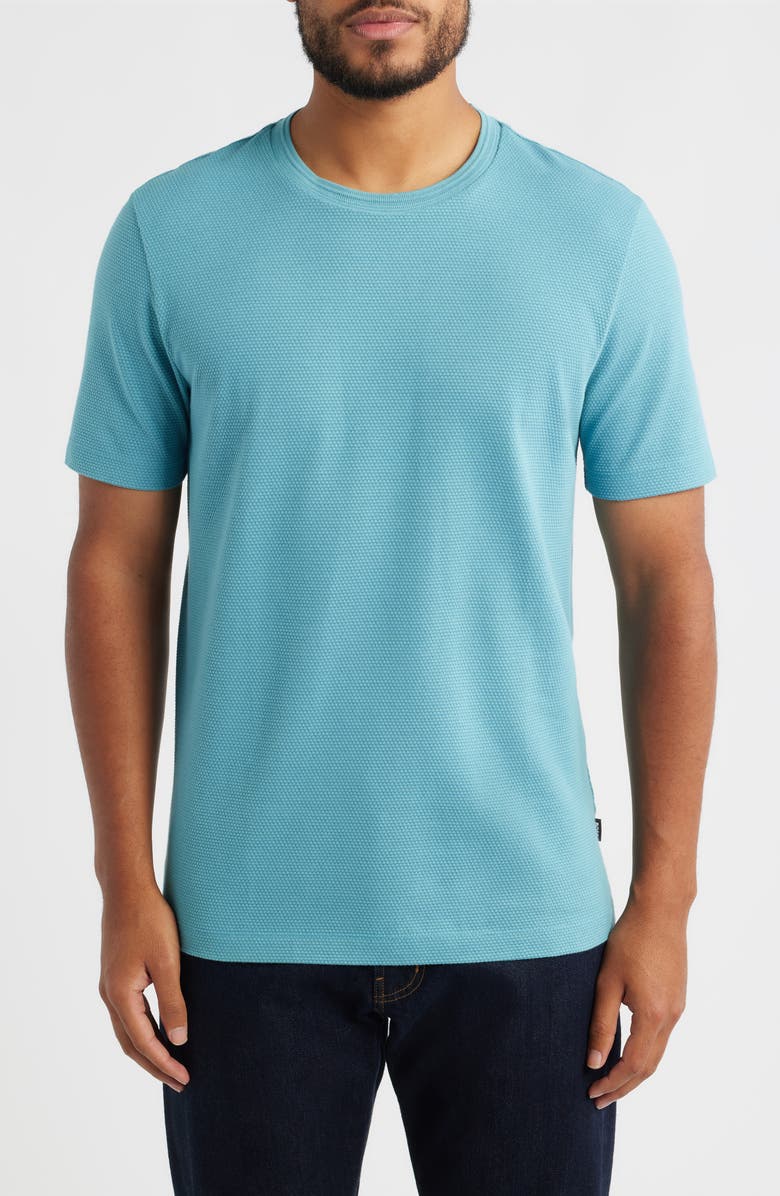 BOSS Men's Tiburt T-Shirt, Main, color, Light/ Pastel Blue