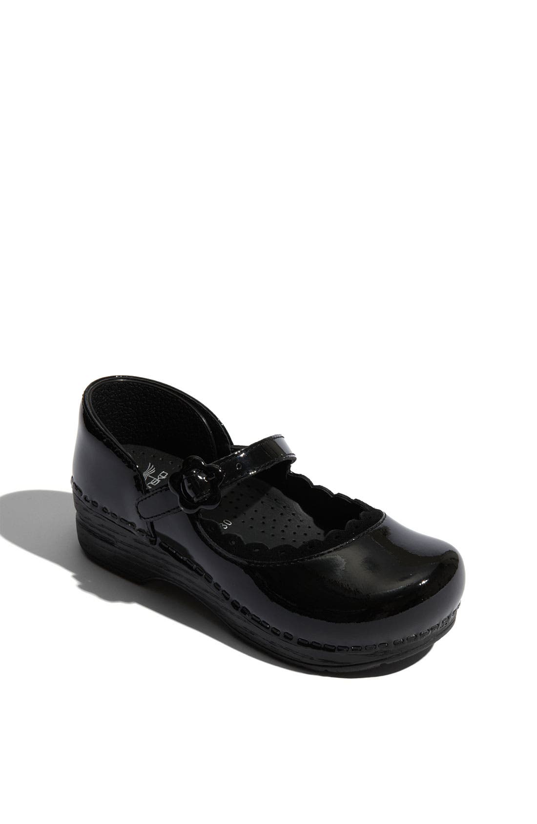 'Jill' Mary Jane Clog, Main, color, BLACK PATENT