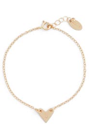 Nashelle Initial Heart Bracelet