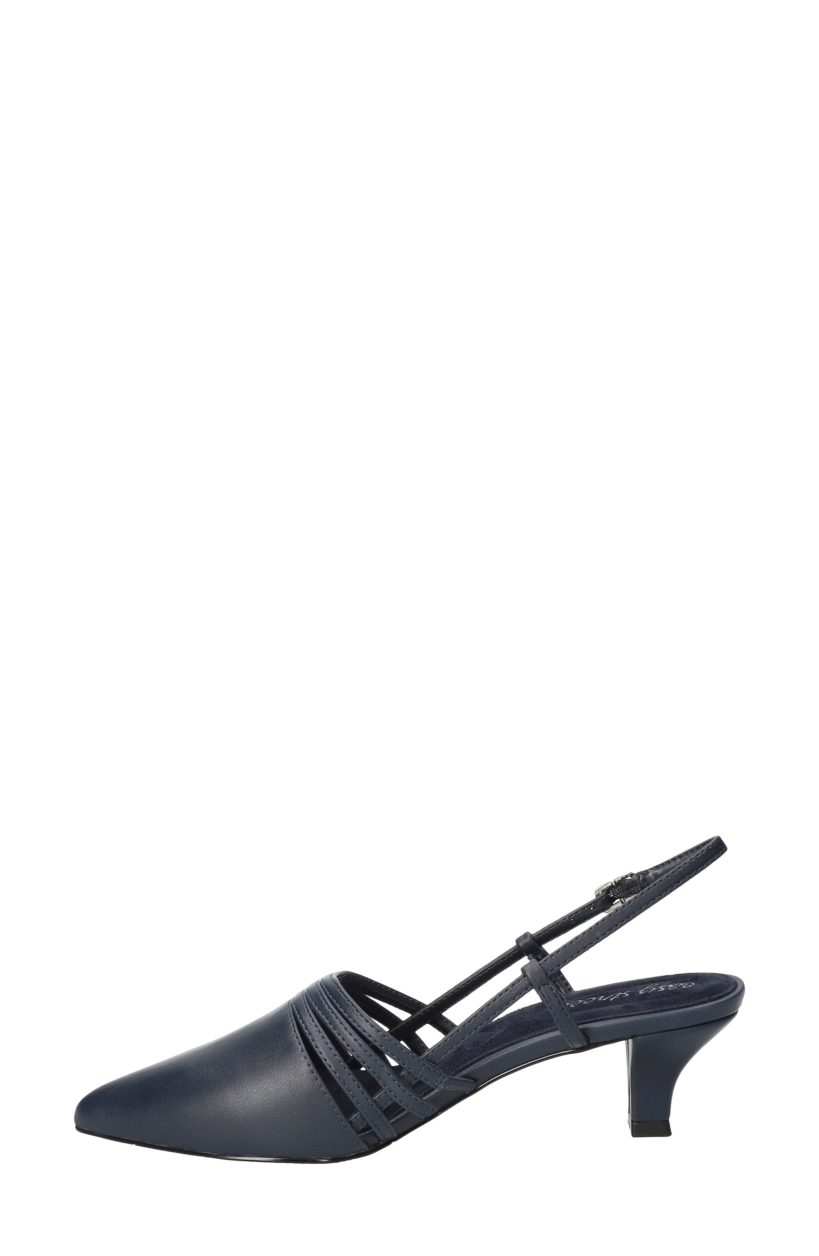 Aura Slingback Pump, Alternate, color, NAVY