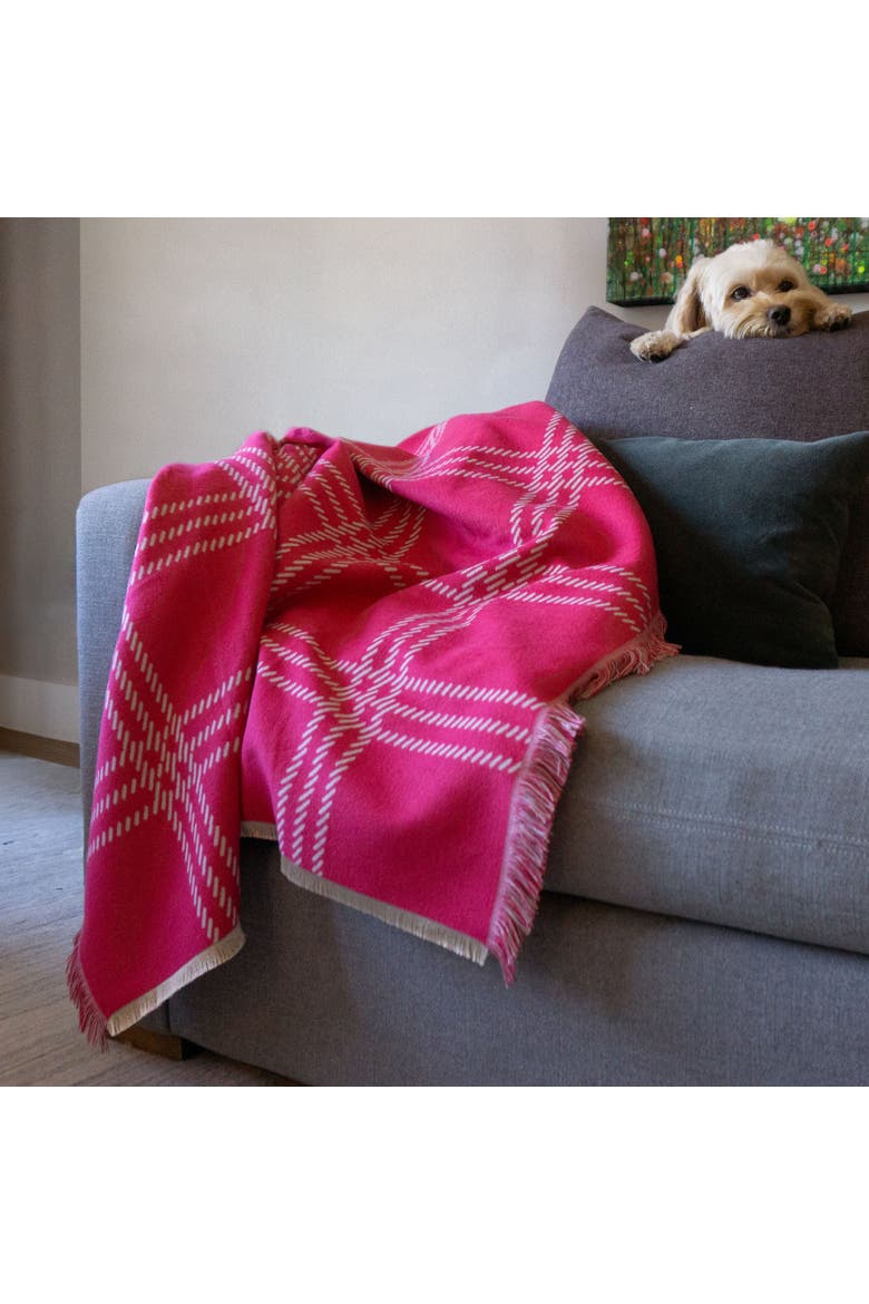 CozyLux Ultimate Comfort Reversible Blanket, Alternate, color, Fuschia