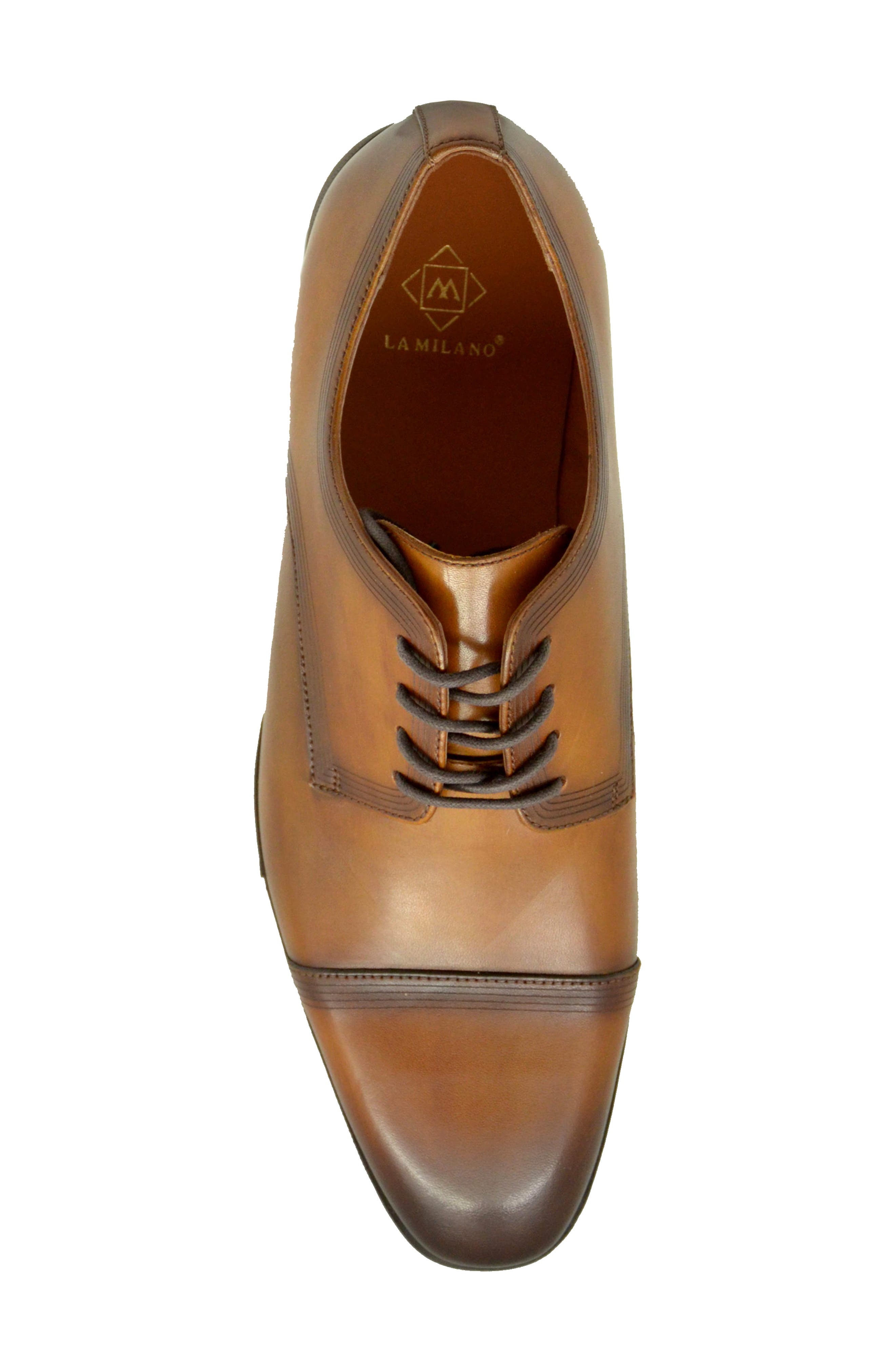 Sonora Cap Toe Derby, Alternate, color, COGNAC