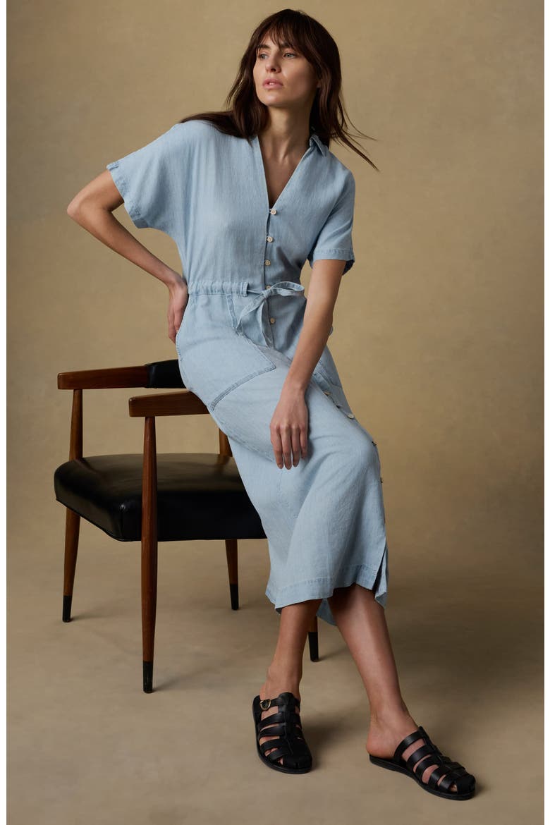 Oakley Tried & True Maxi Dress, Alternate, color, ARCTIC SEA WASH
