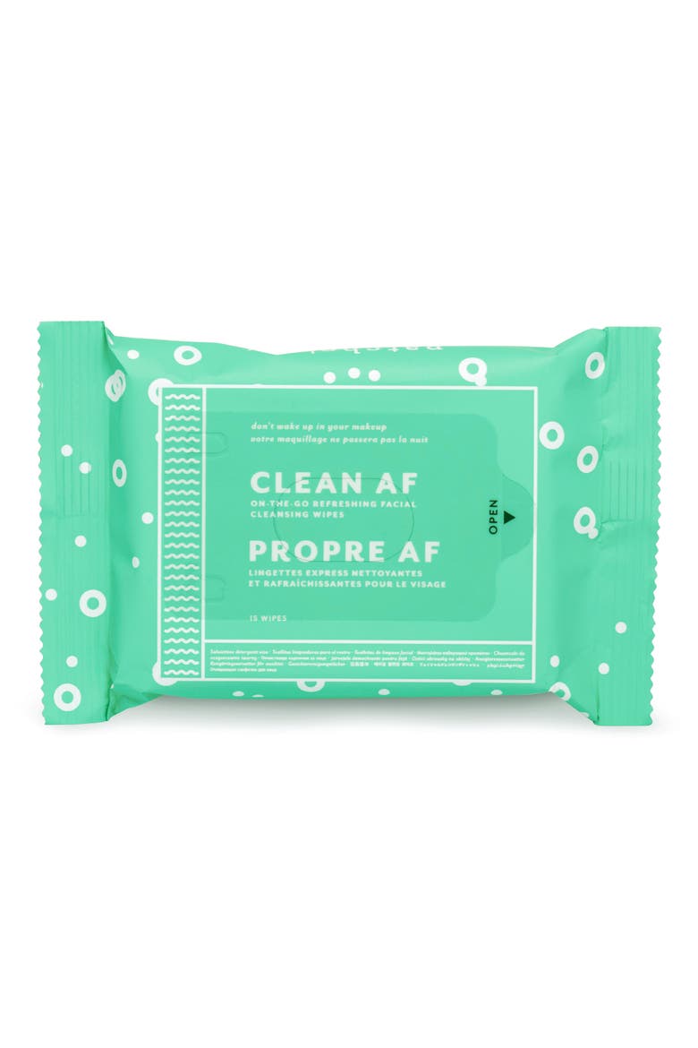 Clean AF On-the-Go Refreshing Facial Cleansing Wipes, Alternate, color, NO COLOR