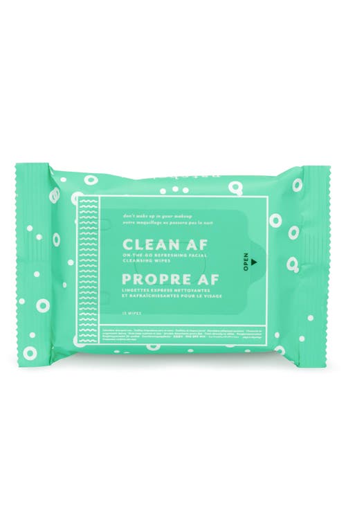 Patchology Clean Af On-the-go Refreshing Facial Cleansing Wipes In Multi