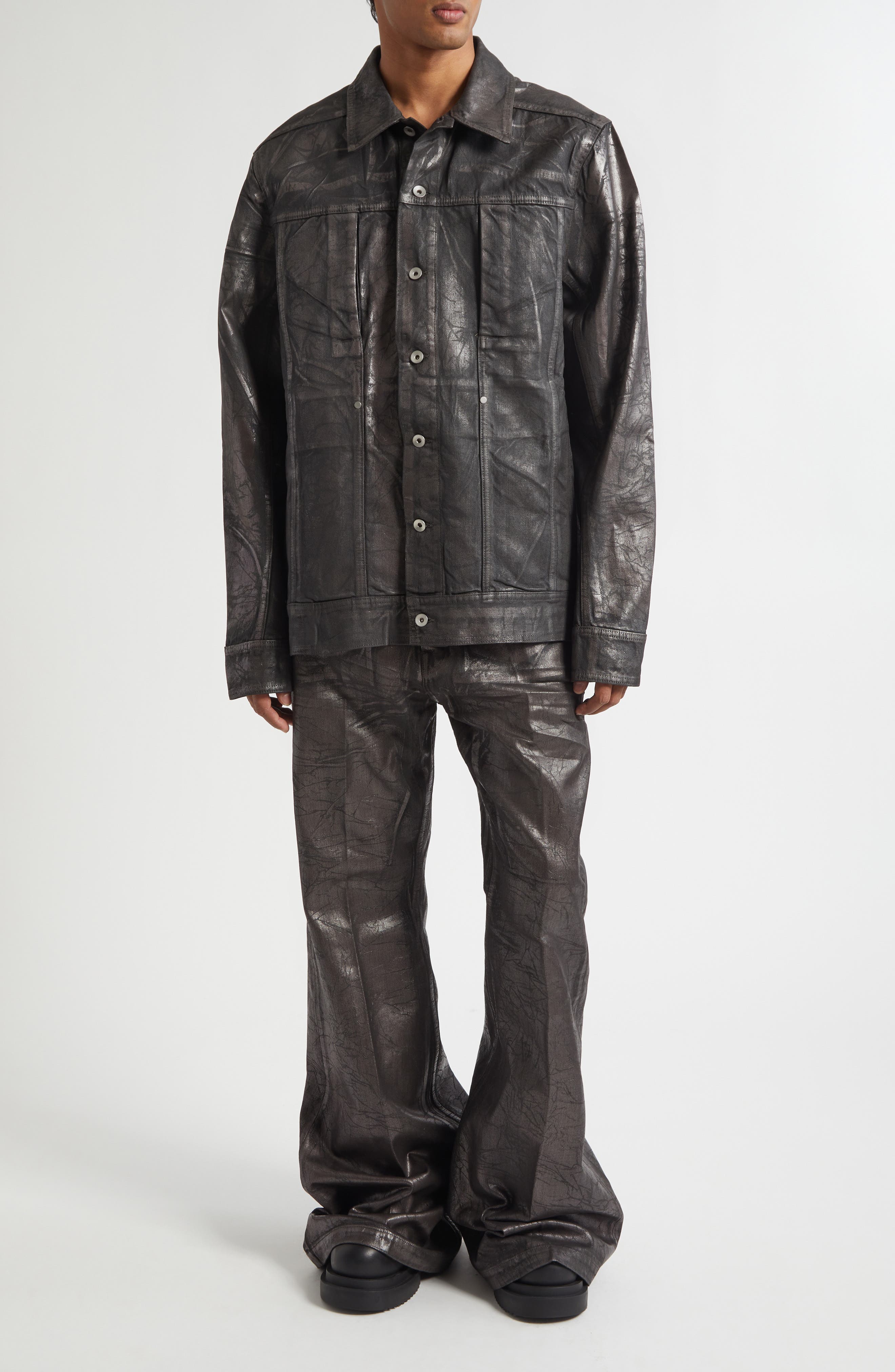Bolans Coated Flare Leg Jeans - image 2