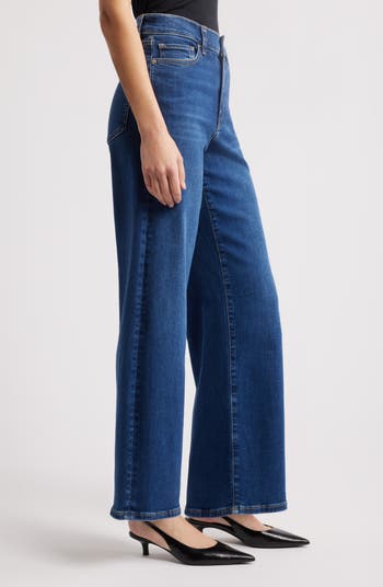 Le Slim Palazzo High Waist Wide Leg Jeans