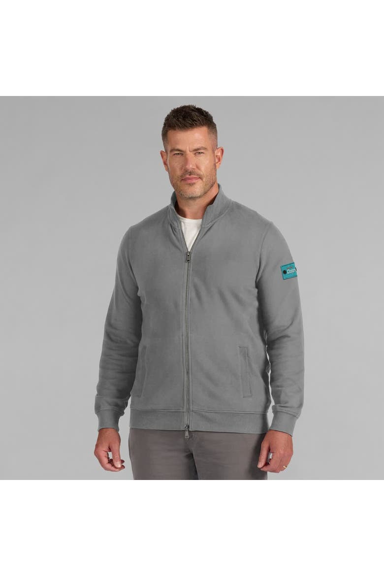 Men's J. Palmer Graphite Miami Dolphins QB1 Full-Zip Sweatshirt, Alternate, color, Graphite