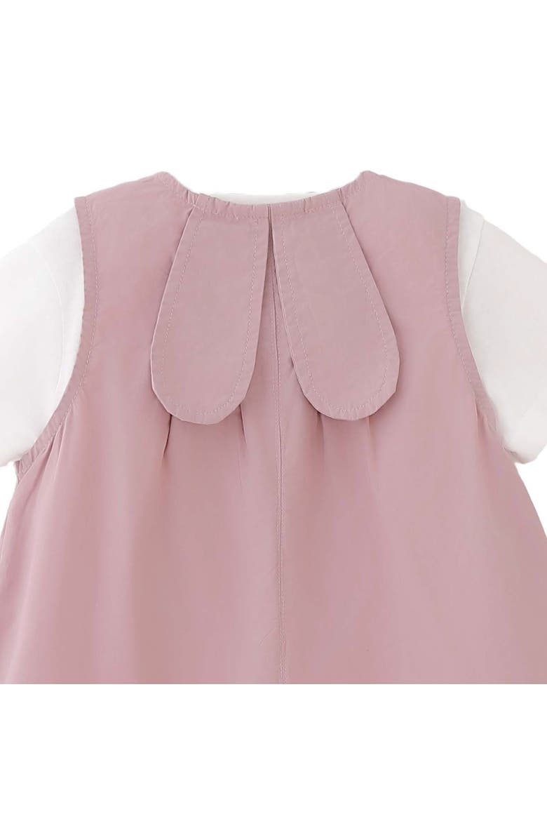 Button Romper Set, Alternate, color, Pink