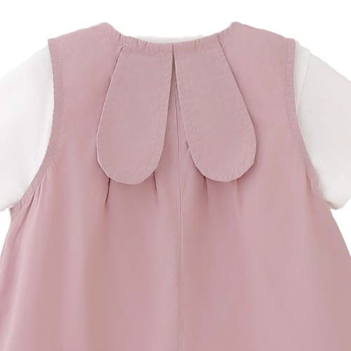 Banblu Button Romper Set In Pink