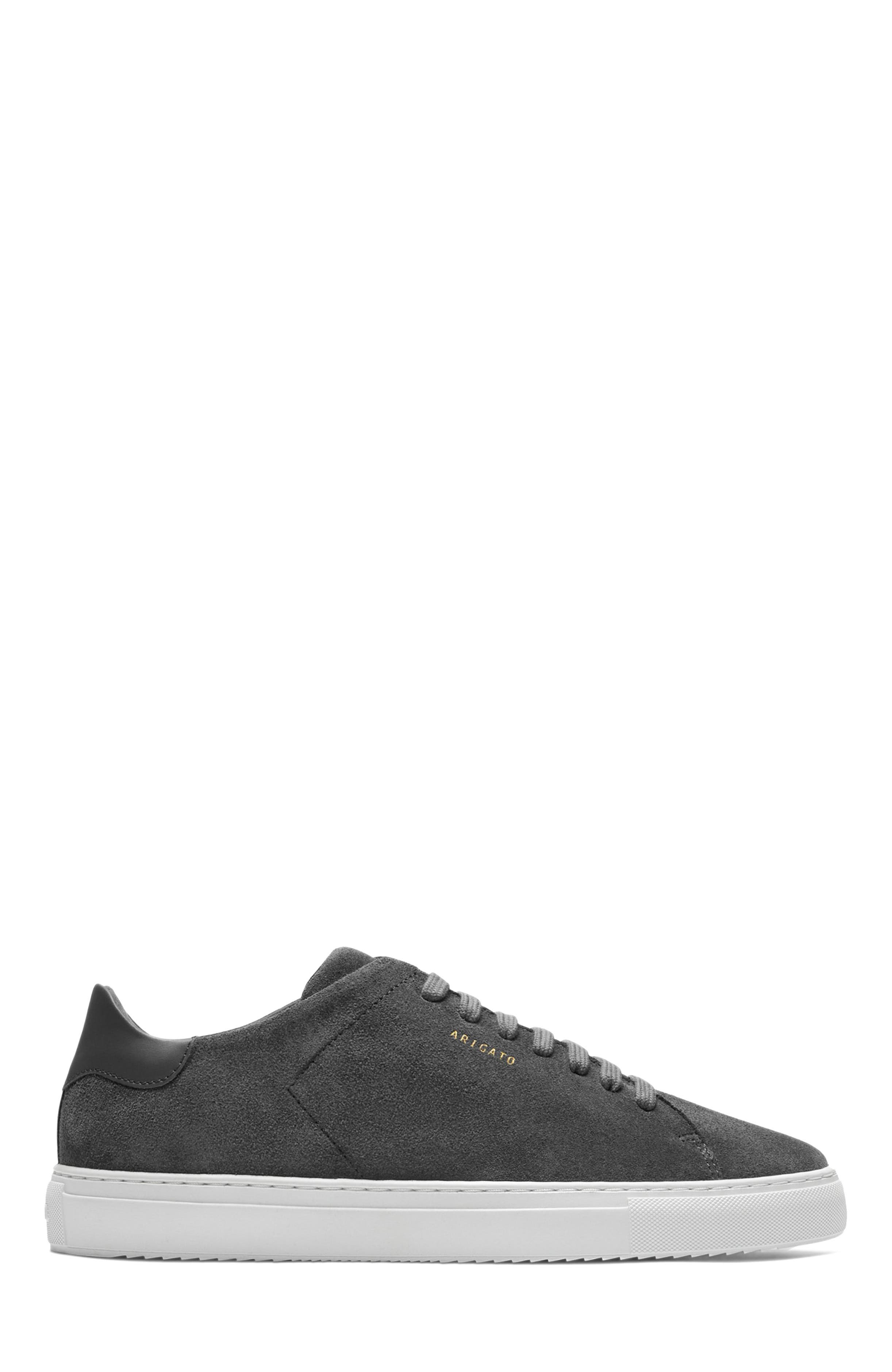 Axel Arigato Clean 90 Suede Sneaker, Alternate, color, Dark Grey/White