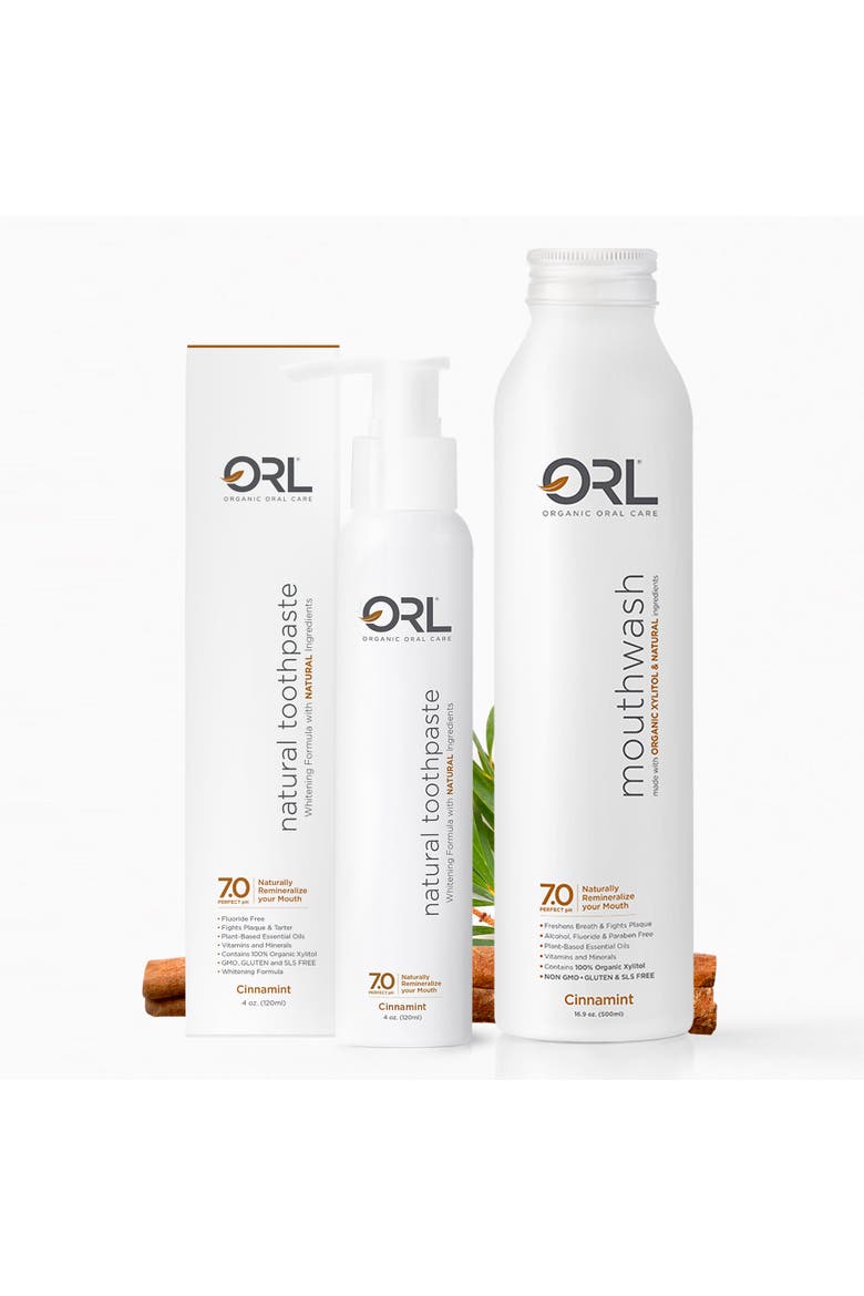 Natural Toothpaste, Mouthwash & Toothbrush Bundle, Main, color, None