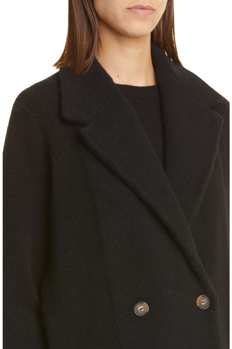 Wool & Alpaca Blend Jacket, Alternate, color, BLACK