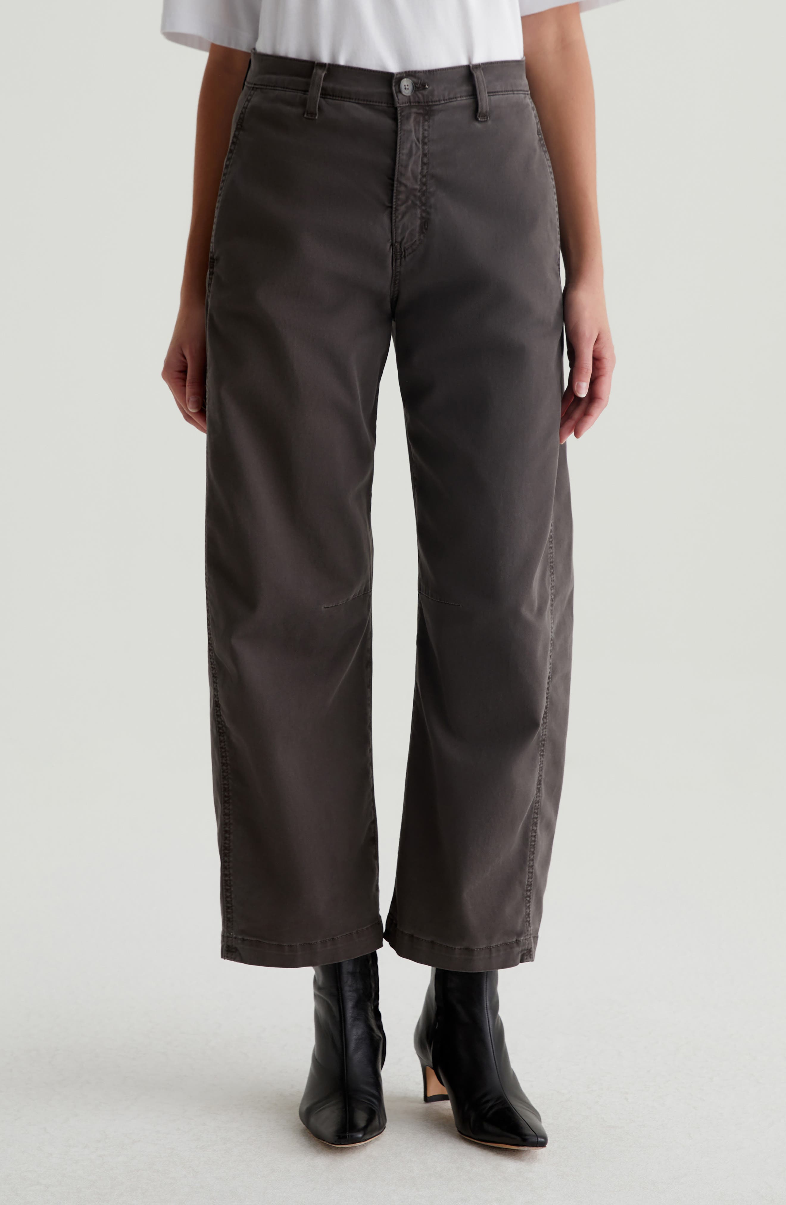 AG Fiona Ankle Barrel Leg Chinos