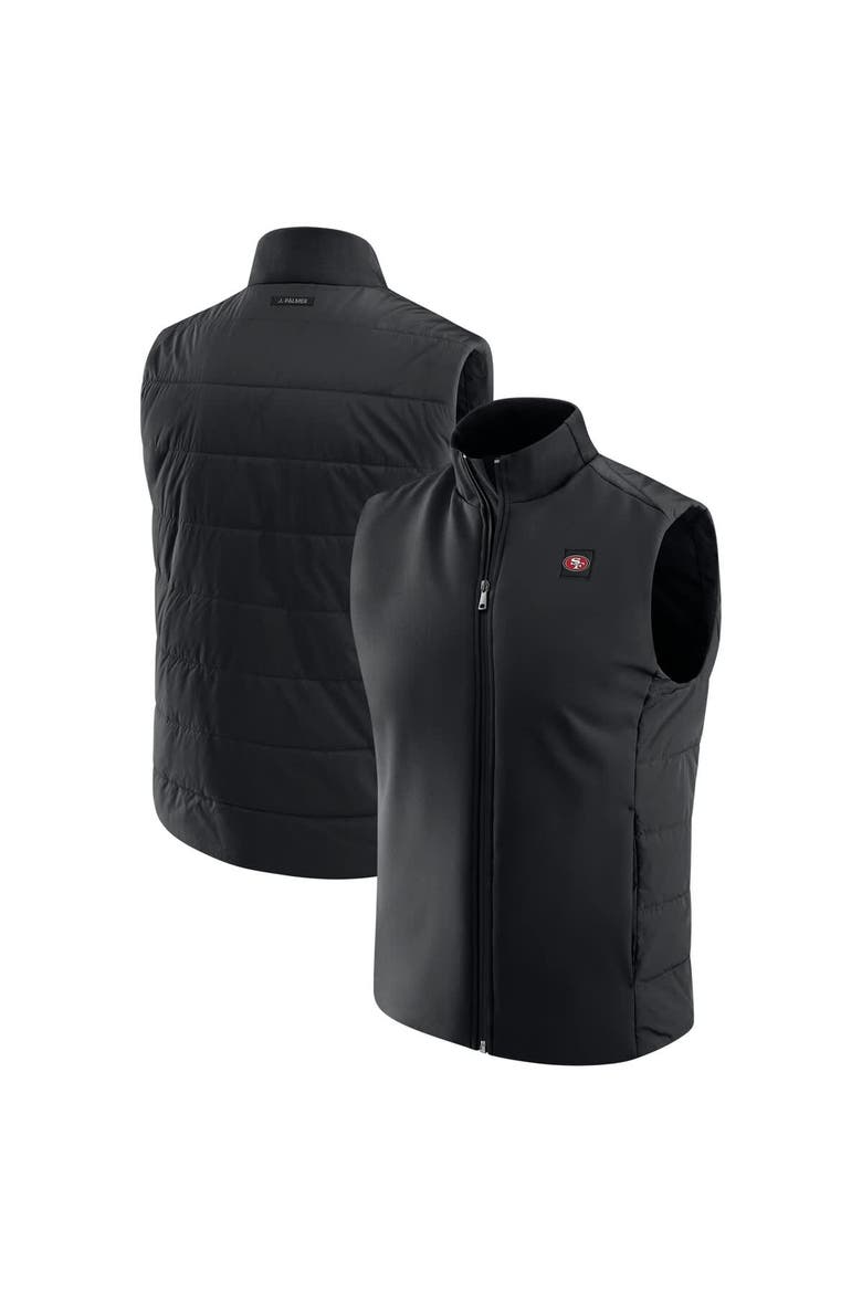 Men's J. Palmer  Black San Francisco 49ers Front Office Full-Zip Vest, Main, color, Black