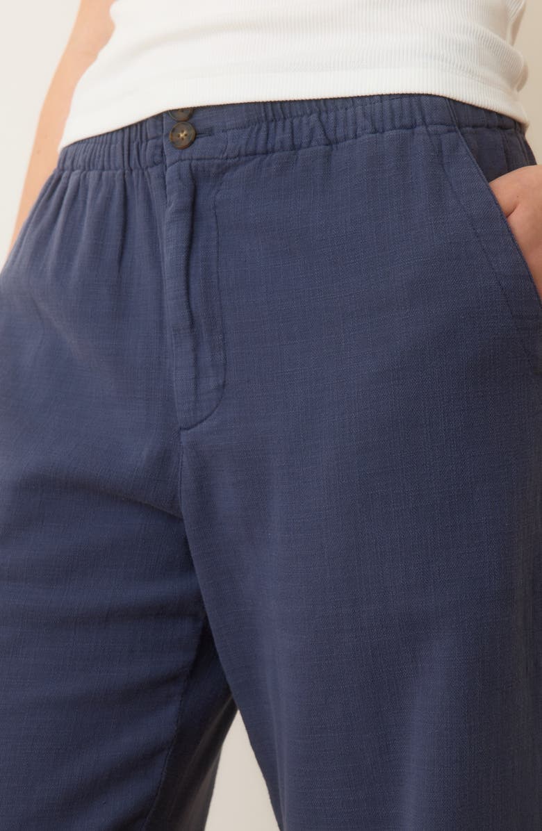 Marine Layer Elle Crop Pants, Alternate, color, Navy