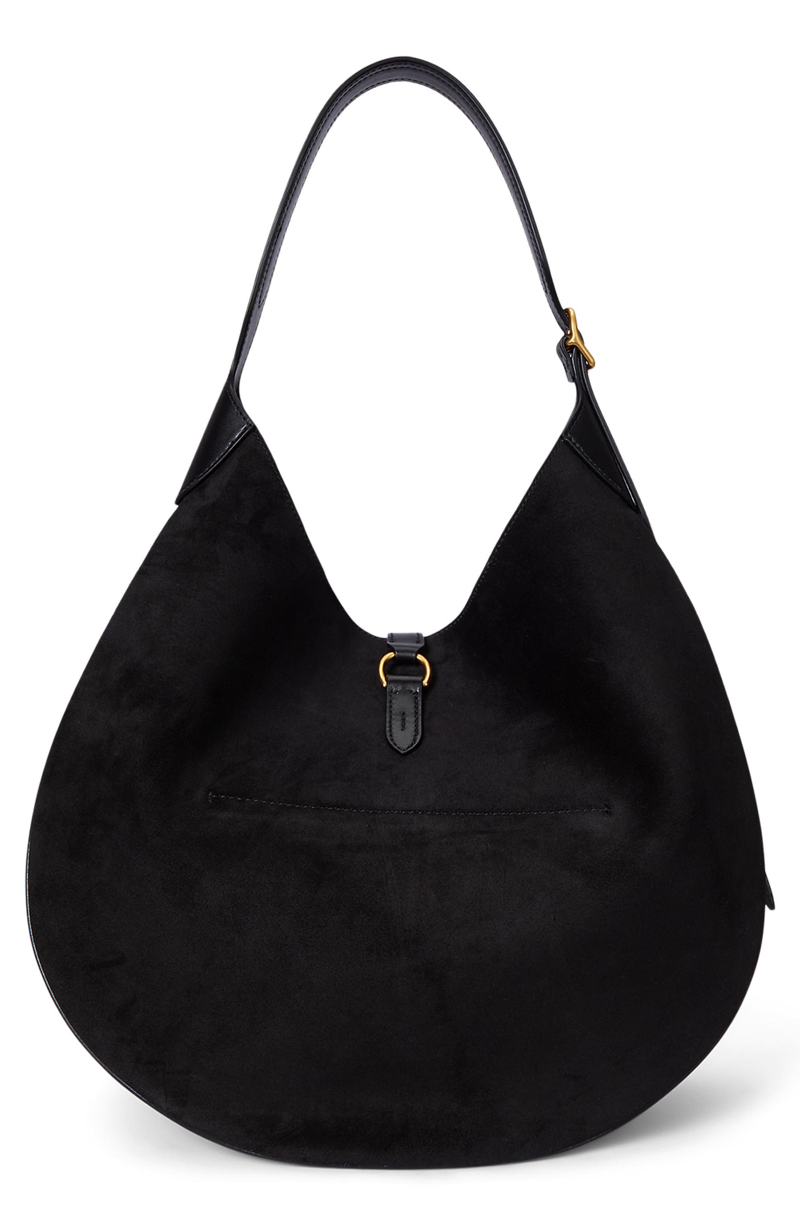 Large Polo ID Shoulder Bag, Alternate, color, BLACK/ G L