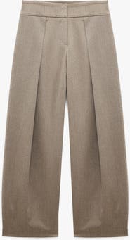 Koton High Rise Barrel Pants with Pleated