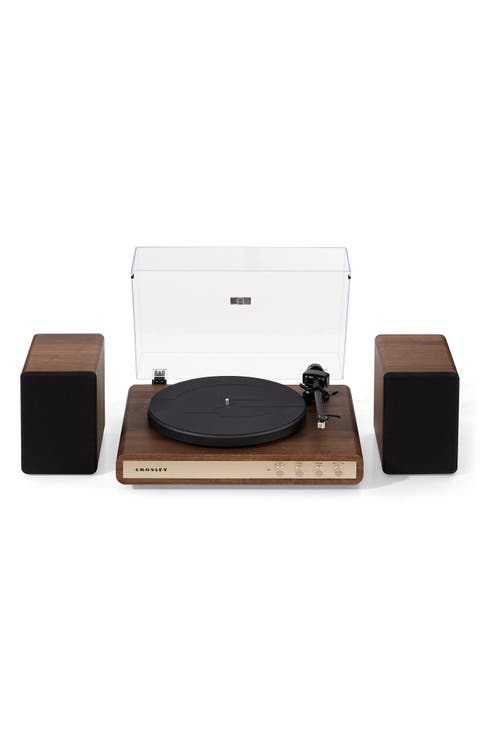 C65 Vinyl Record Player with Speakers