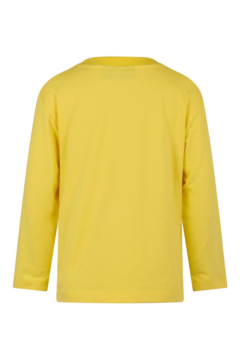 Kids' Long Sleeve Graphic T-Shirt, Alternate, color, MUSTARD
