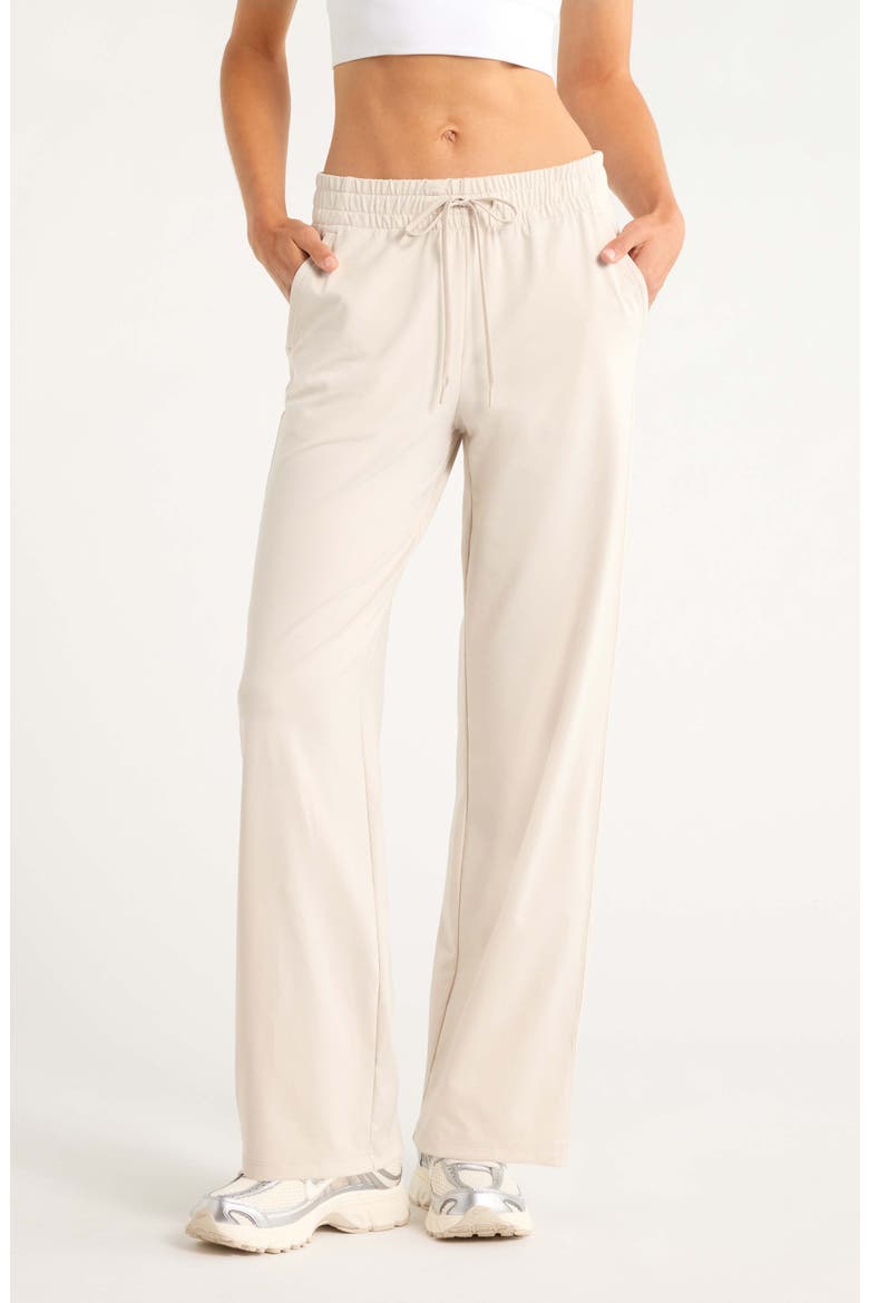 Move In Mid Rise Straight Leg Sweatpants, Main, color, GREY MOONBEAM