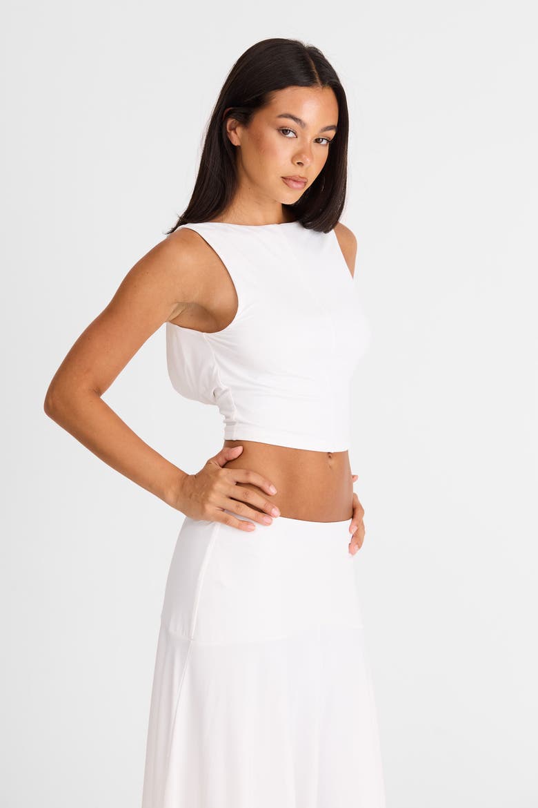 Talia Top, Alternate, color, White