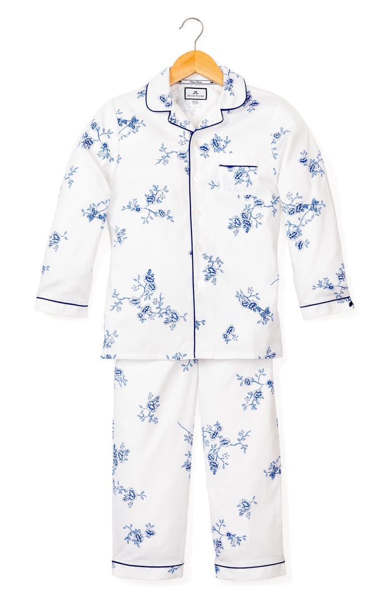 Petite Plume Floral Two-Piece Pajamas, Main, color, 