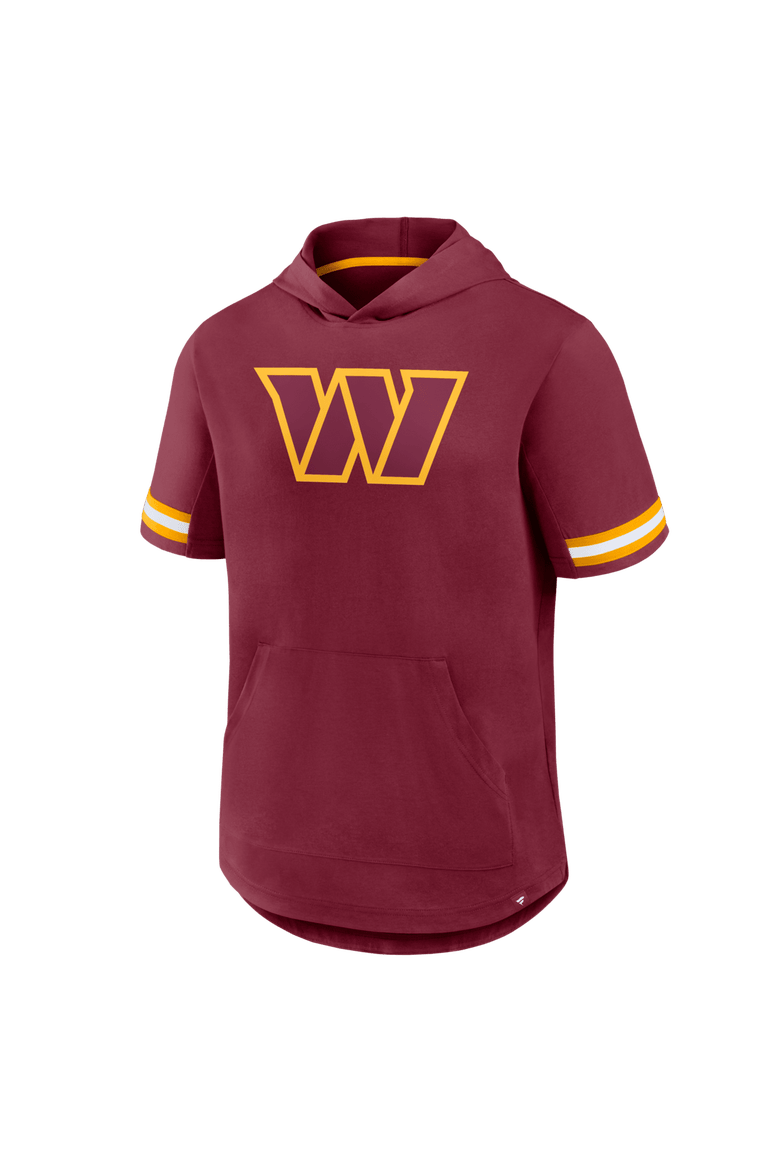 Men's Fanatics Burgundy Washington Commanders Optimal Play Short Sleeve Hooded T-Shirt, Alternate, color, Burgundy
