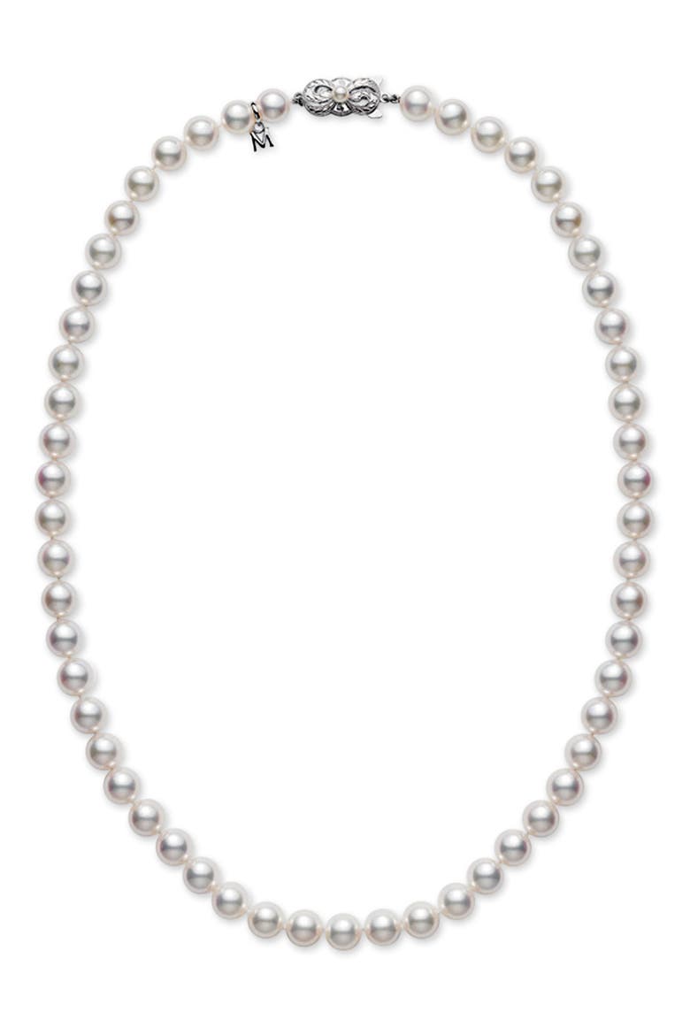 Pearl Necklace, Main, color, AKOYA PEARL