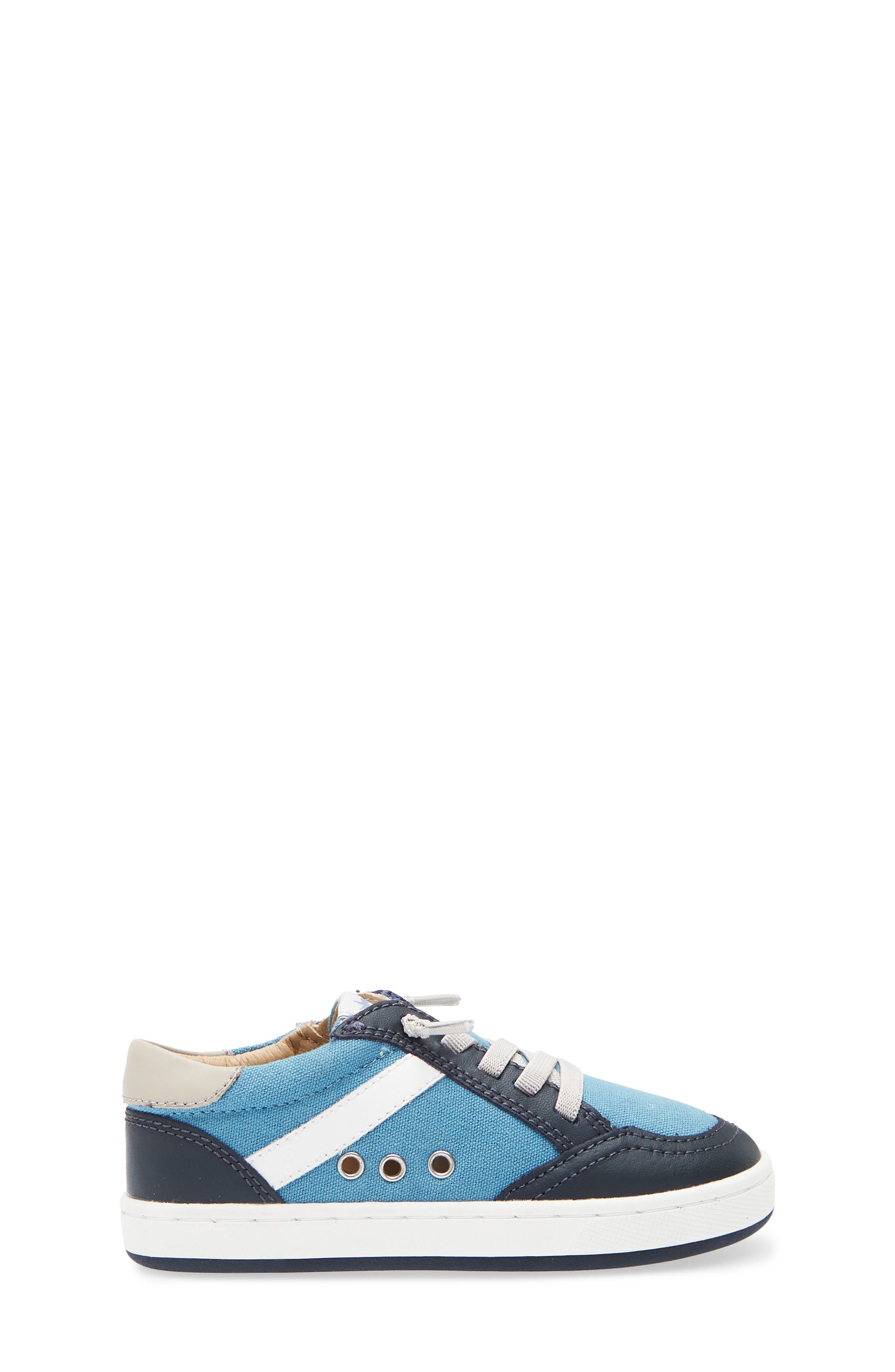 Kids' Jet Sneaker, Alternate, color, LIGHT DENIM CANVAS/ NAVY