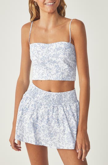 Florence By Mills Corset Top In Blue