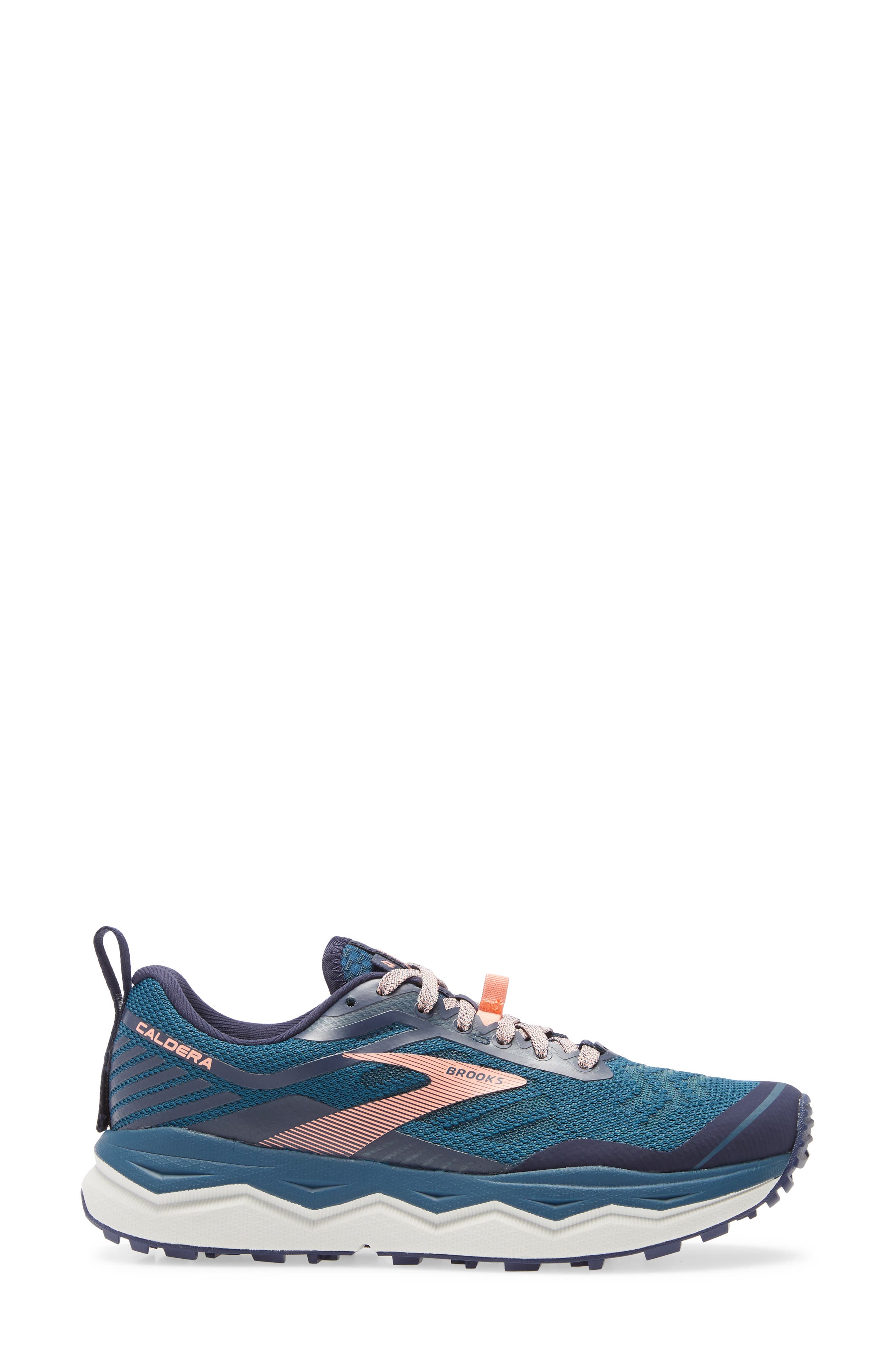 Caldera 4 Trail Running Shoe, Alternate, color, BLUE/ PEACOAT/ DESERT FLOWER