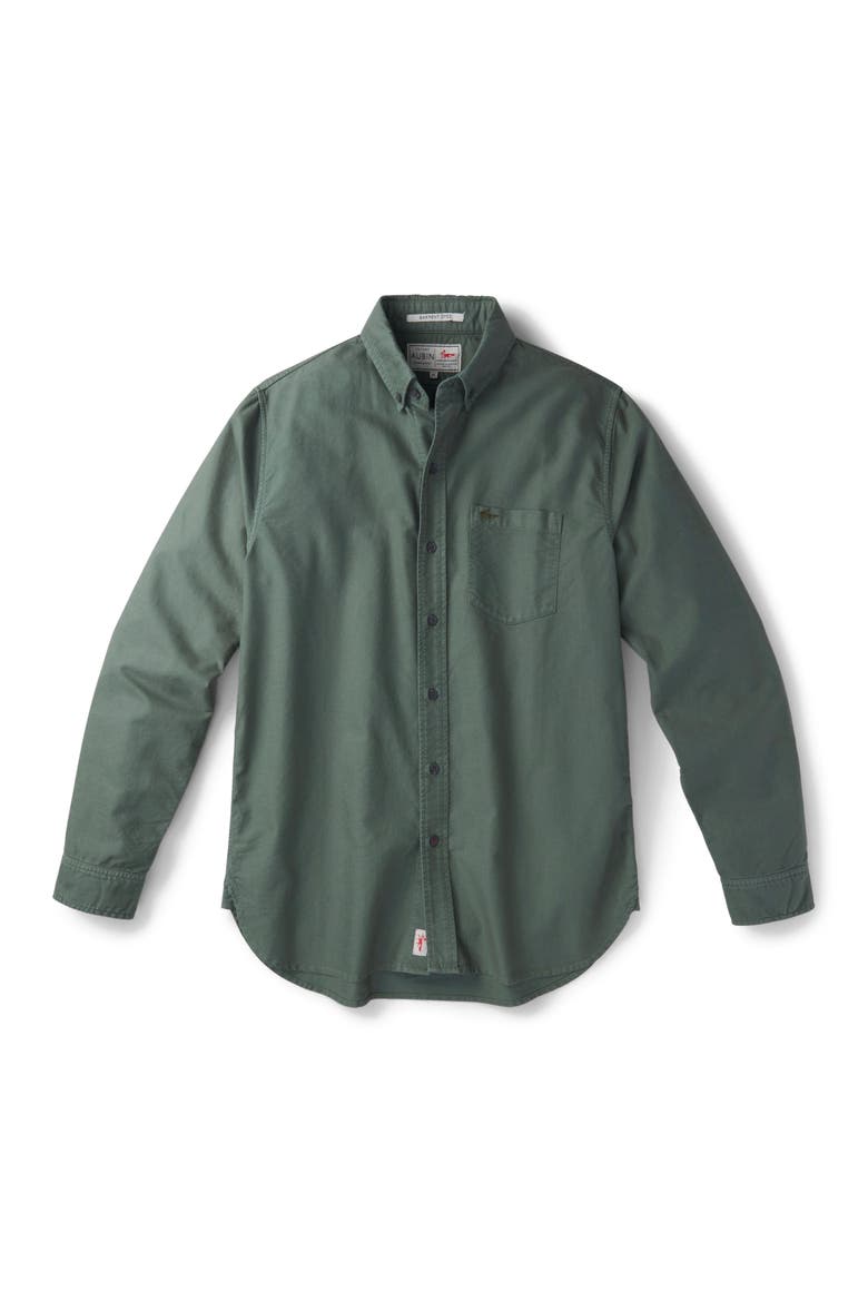 Aldridge Oxford Button Down Shirt, Alternate, color, Dark Green