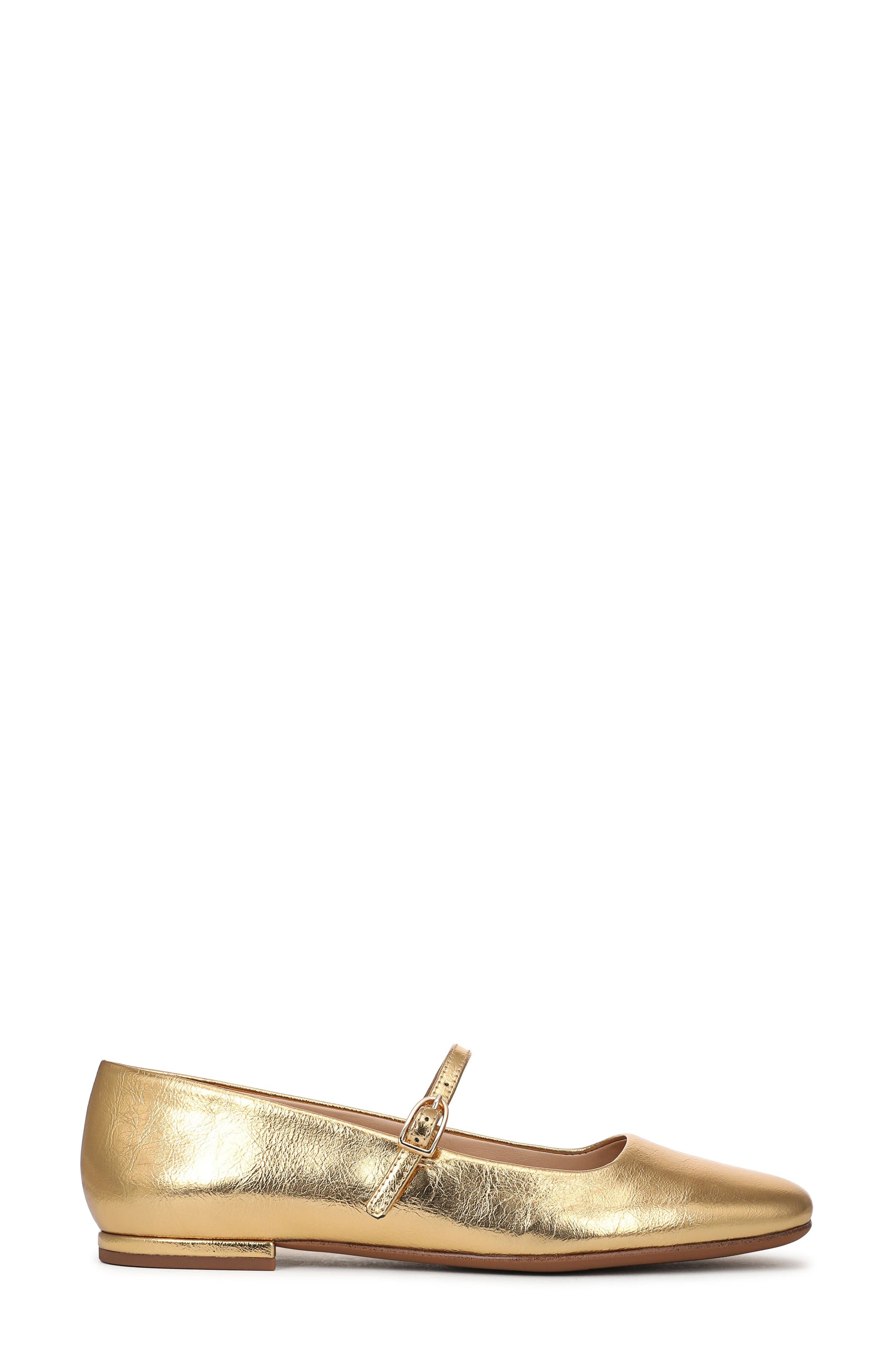 Franco Sarto Valie Mary Jane Flat, Alternate, color, Gold