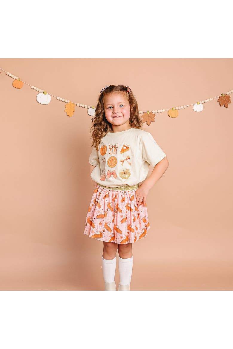 Pumpkin Pie Thanksgiving Tutu, Alternate, color, Pink