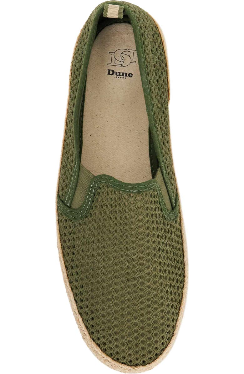 Dune London Fisherr Slip-On Sneaker, Alternate, color, Khaki