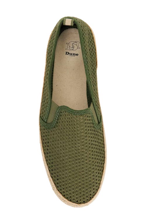 Dune London Fisherr Slip-on Sneaker In Khaki
