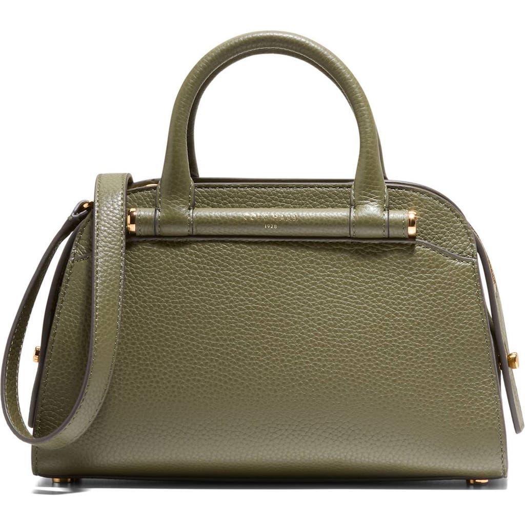 Cole Haan Small Catherine Leather Satchel In Green