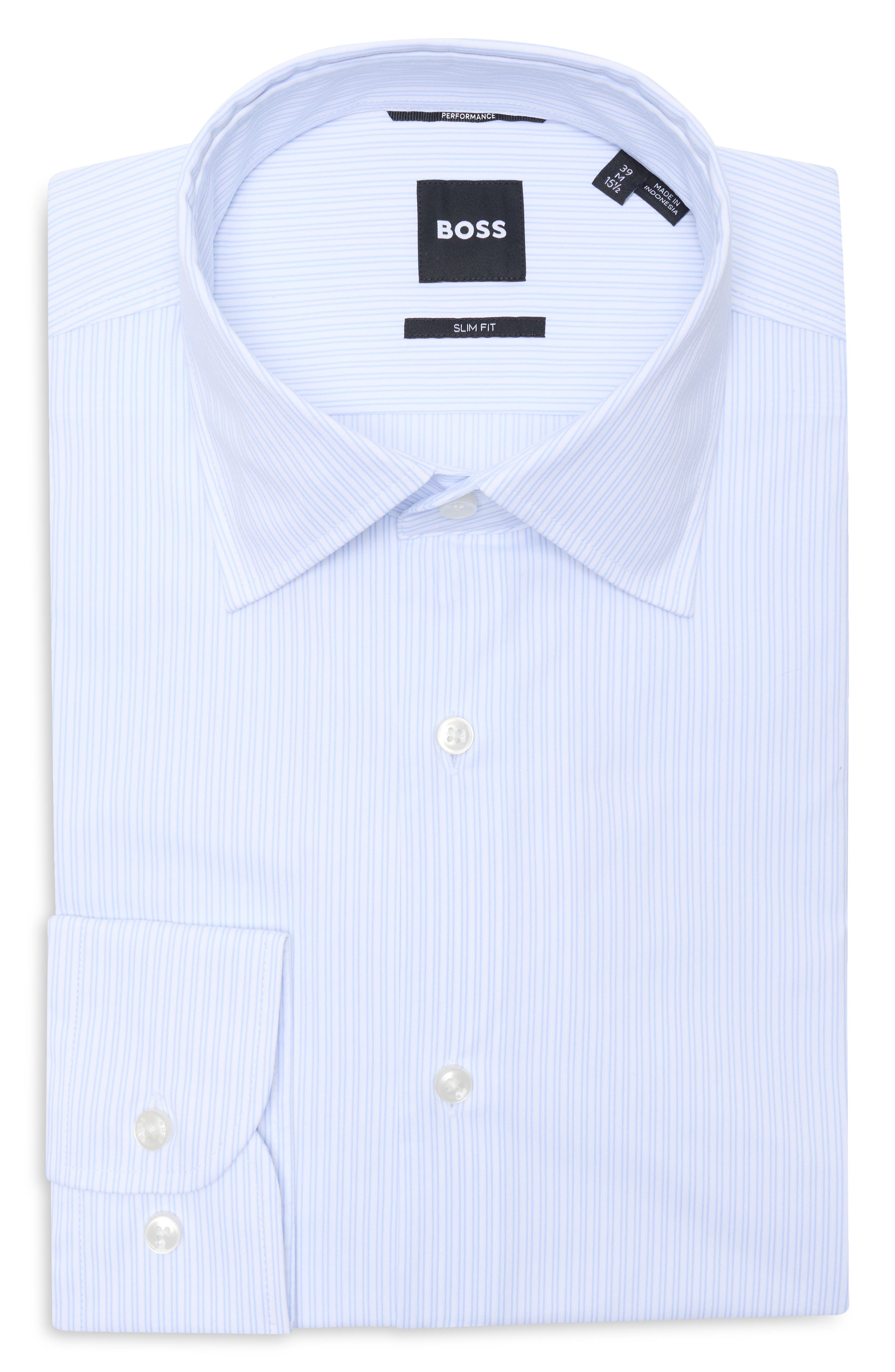 Hank Kent Slim Fit Stretch Performance Dress Shirt