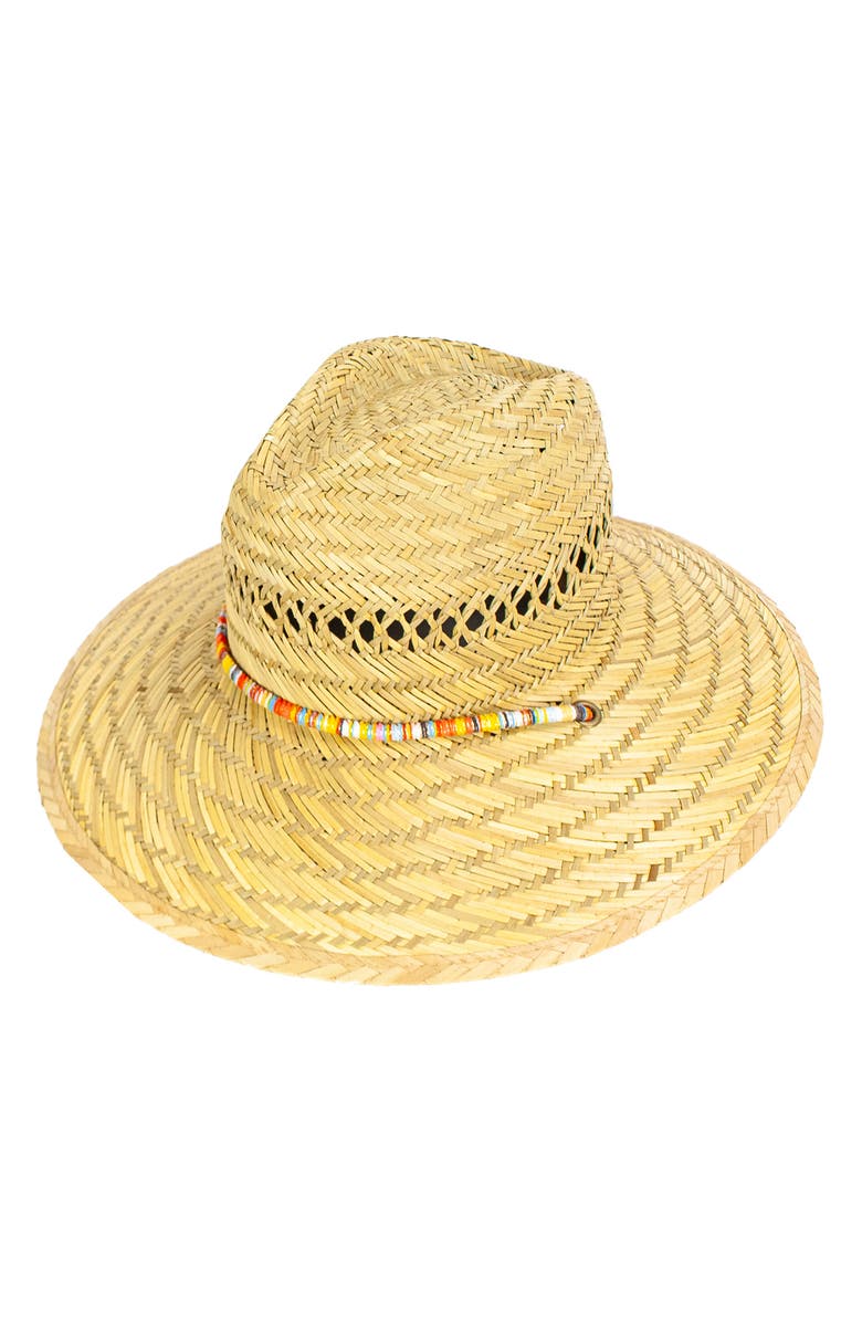 PETER GRIMM Delta Straw Sun Hat, Main, color, Natural